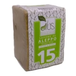 Alus Sapone di Aleppo 15% Olio di Alloro 200g