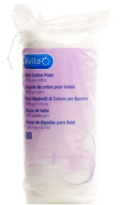 Alvita Maxi Dischetti di cotone per bambini 80pezzi