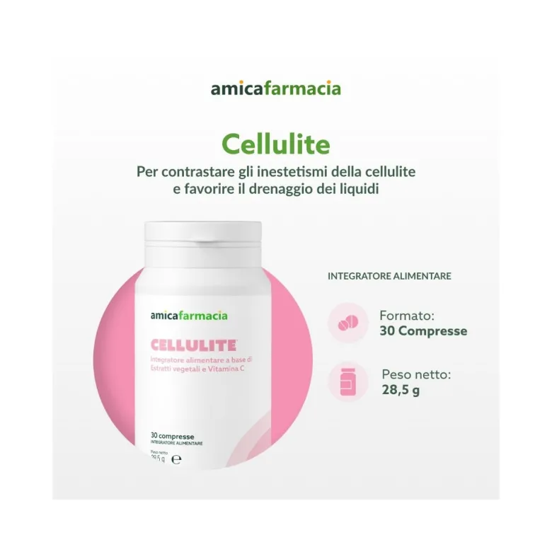 Amicafarmacia Cellulite Integratore 30 Compresse
