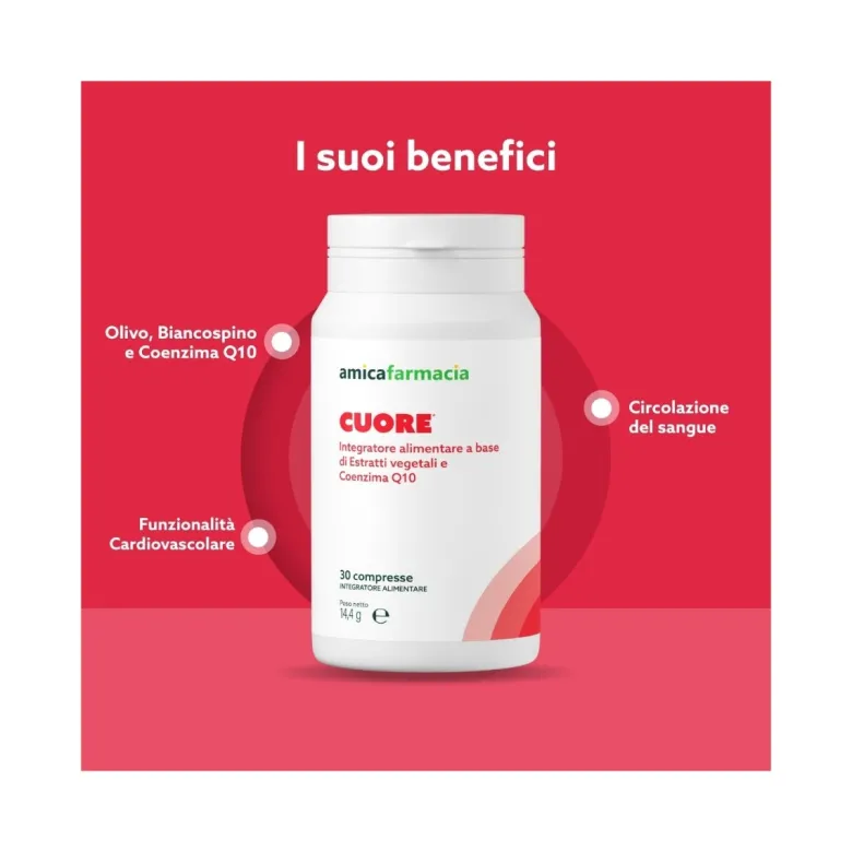 Amicafarmacia Cuore Integratore 30 Compresse