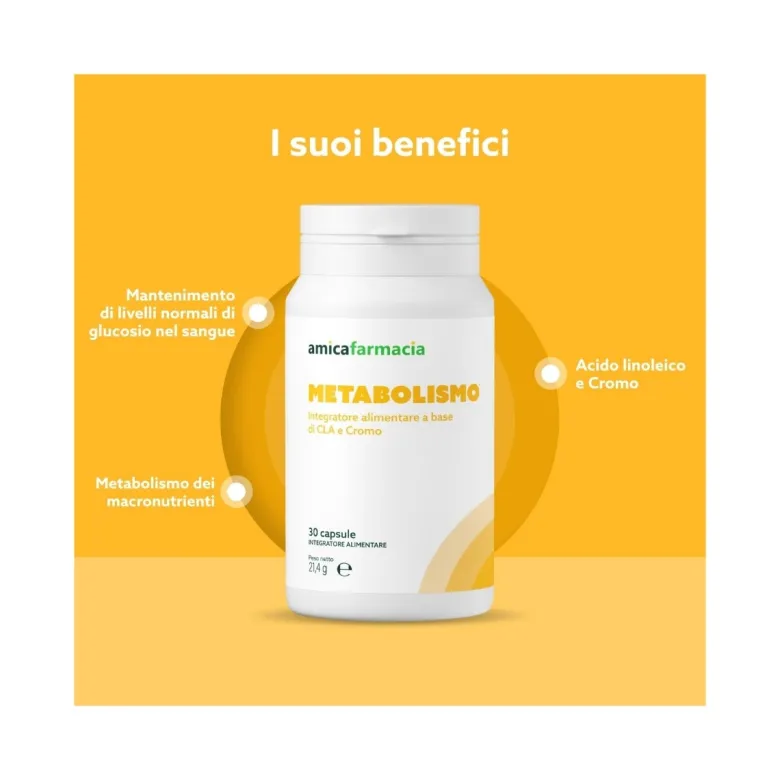 Amicafarmacia Metabolismo Integratore 30 Capsule