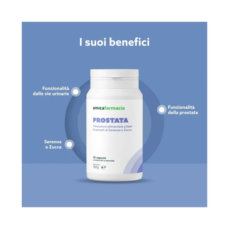Amicafarmacia Prostata Integratore 30 Capsule