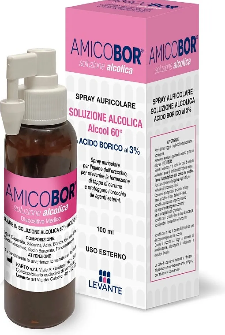 Amicobor Soluzione Alcolica