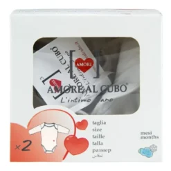 Amore al Cubo L'intimo Sano Body manica lunga 9-12m