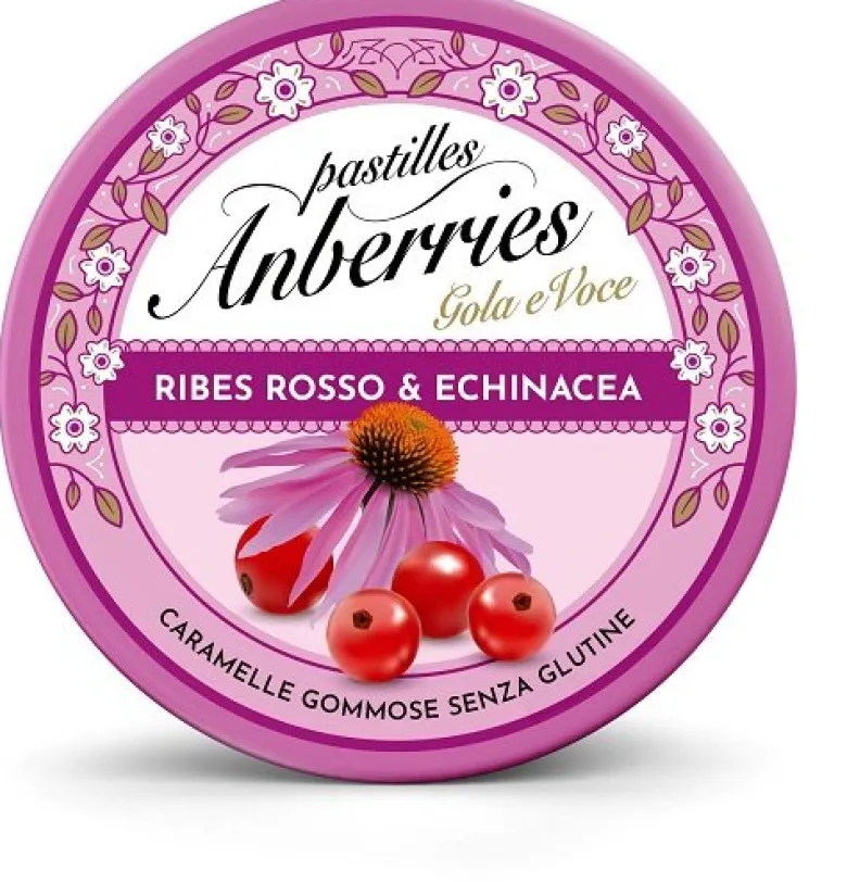 Anberries Caramelle Gommose Ribes Rossi & Echinacea 50g