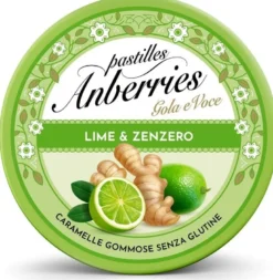 Anberries Lime & Zenzero Caramelle Gommose 50g