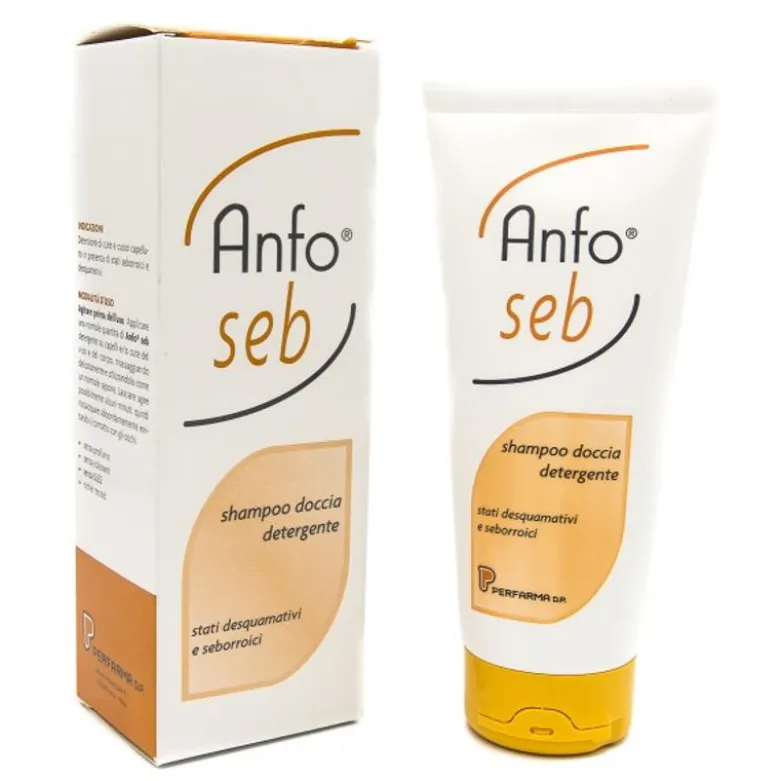 Anfo Seb shampoo doccia detergente 200ml