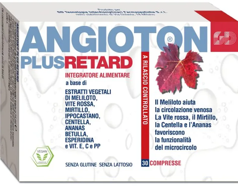 Angioton Plus Retard circolazione 30 compresse