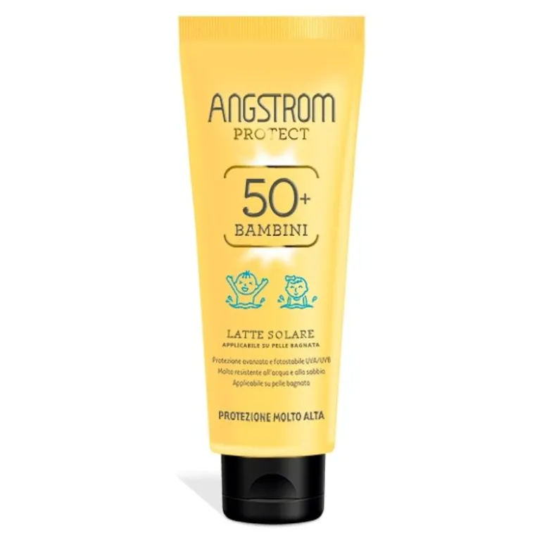 Angstrom Protect SPF50+ Bambini Latte Solare applicabile su pelle bagnata 250ml