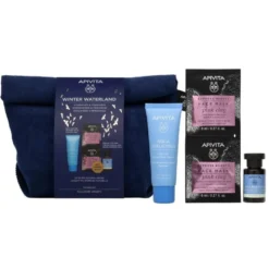 Apivita Cofanetto Aqua Beelicious Crema Comfort Idratante 40ml+Tonico Idratante 20ml+Maschera Argill
