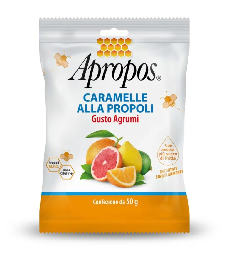 Apropos Caramelle Alla Propoli Gusto Agrumi 50g