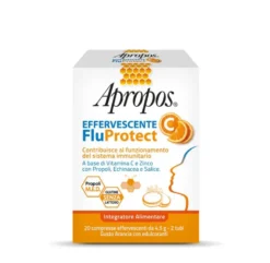 Apropos fluprotect effervescente a base di vitamina c - 20 compresse effervescenti