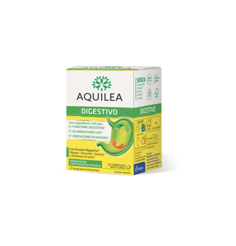 Aquilea Digestivo 30 Compresse Masticabili