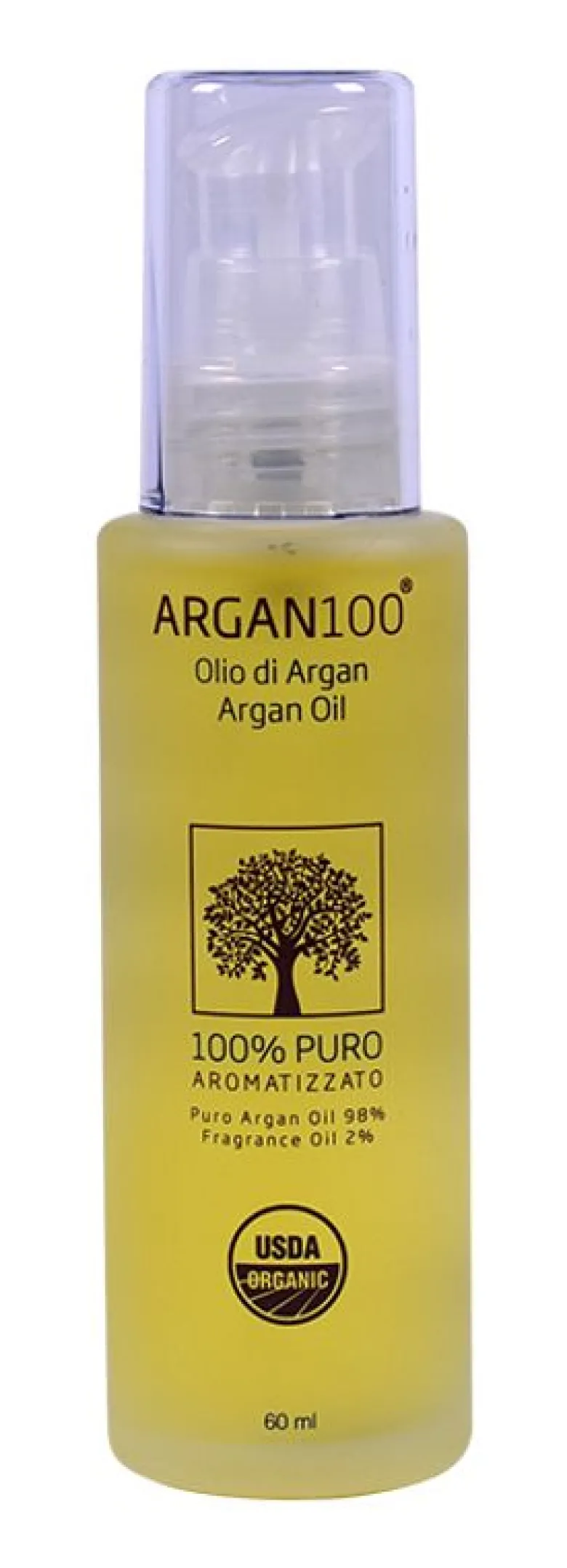 Argan100 Olio Di Argan 100% Puro Aromatizzato 60ml