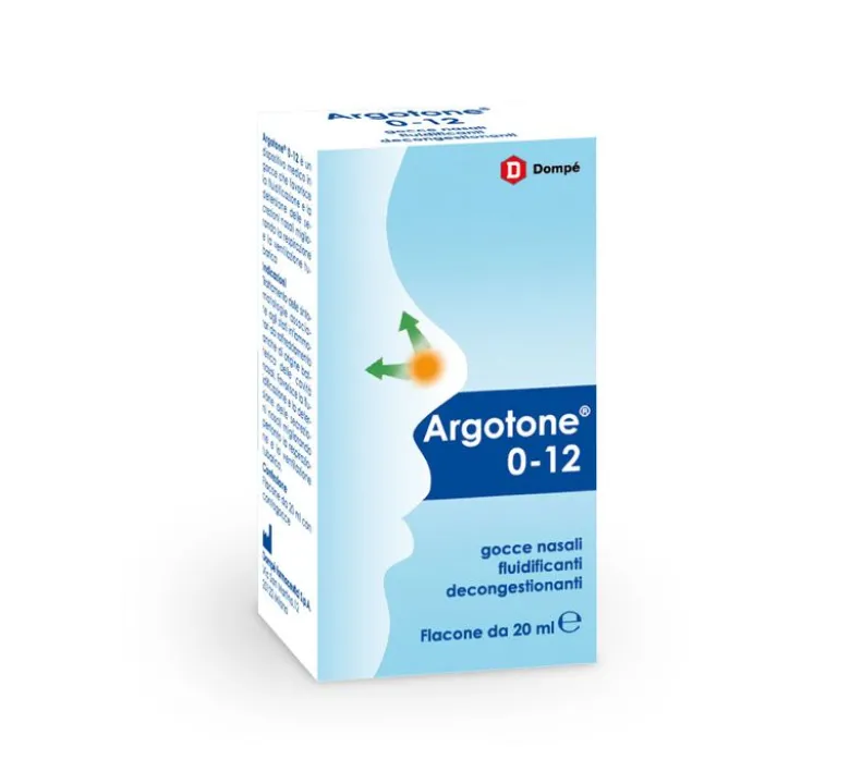 Argotone 0-12 Gocce Nasali Decongestionanti 20ml Bambini