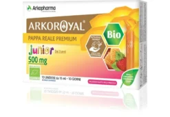Arkopharma Arkoroyal Junior Pappa Reale Bio 500mg 10 Flaconi Da 15ml Mela/Fragola