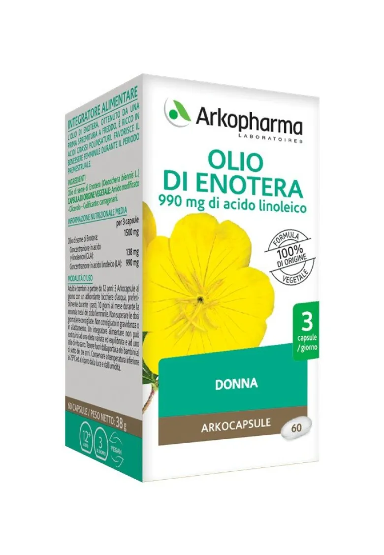 Arkopharma Olio di Enotera Bio 60 capsule