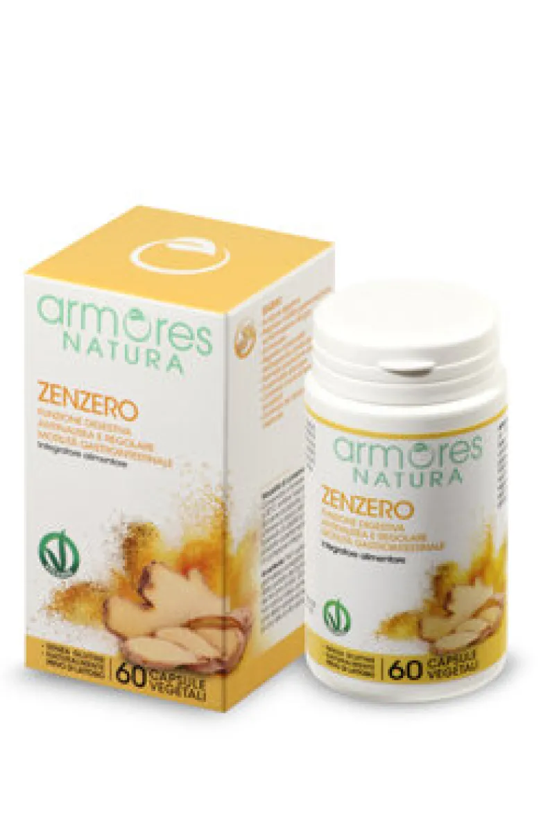 Armores Natura Zenzero utile per la funzione digestiva 60 capsule vegetali