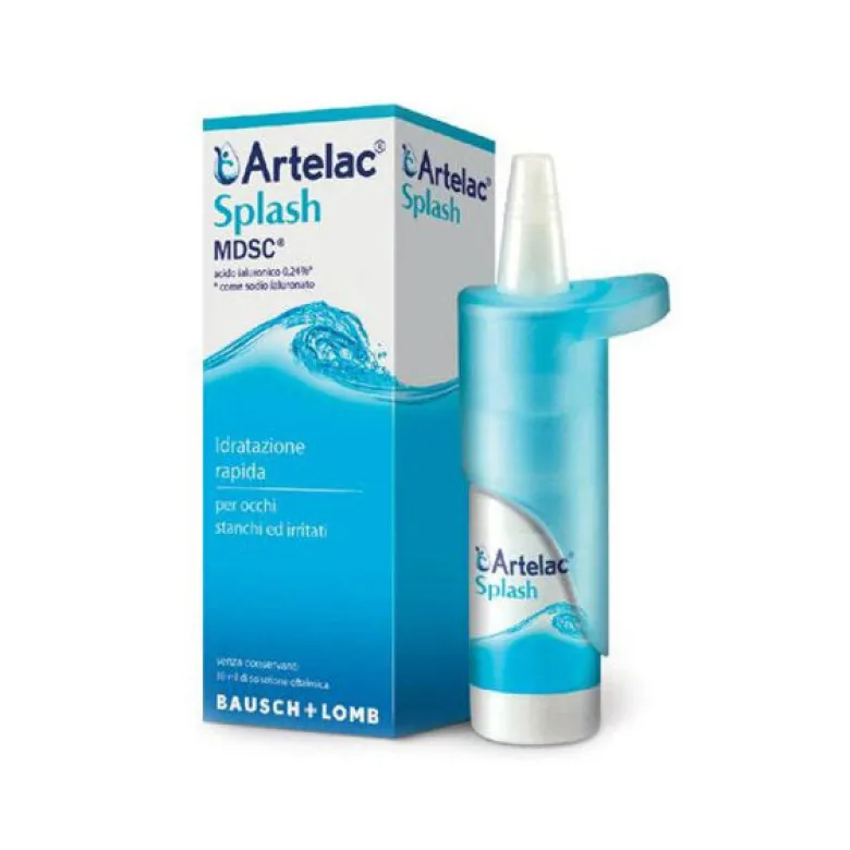 Artelac Splash MDSC idratazione immediata per occhi stanchi e irritati 10ml di soluzione oftalmica