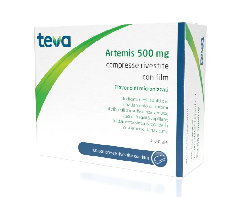 Artemis 500 mg Compresse Rivestite con Film 60 Compresse