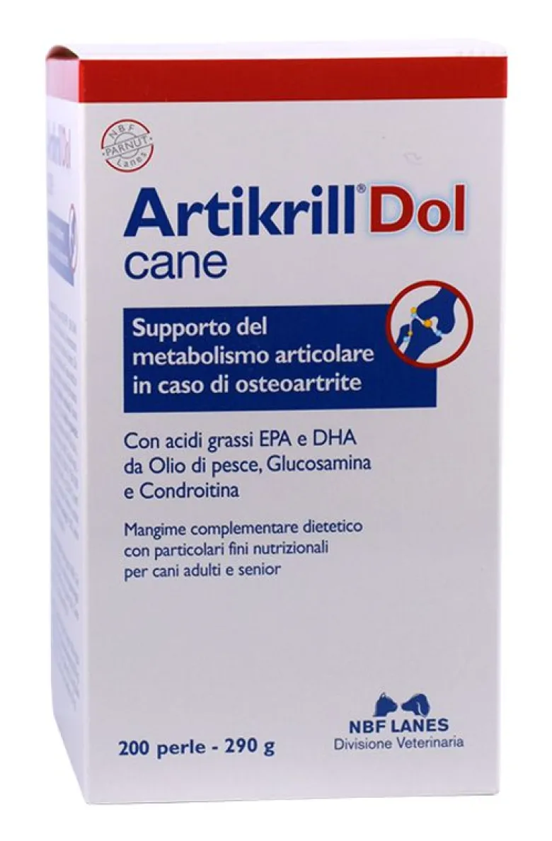 ArtiKrill Dol Cane mangime complementare utile per dolori e infiammazioni 200 perle