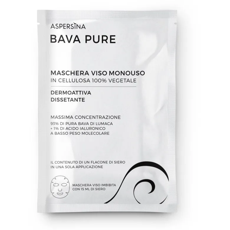 Asperisina Bava Pure Maschera Viso Monouso 15ml