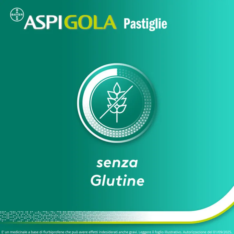 Aspi Gola Caramelle Antinfiammatorio per Gola Infiammata e Mal di gola 24 pastiglie Limone Miele
