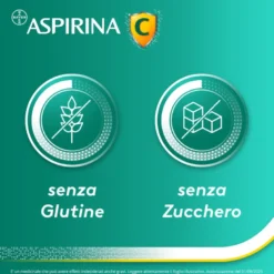 Aspirina C Antinfiammatorio Antidolorifico per Influenza Raffreddore e Febbre con Vitamina C 20 Cpr