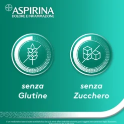 Aspirina Dolore e Infiammazione Antidolorifico Antinfiammatorio per Mal di Testa e Dolori 8 Cpr