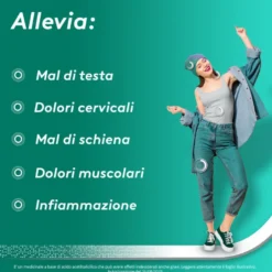 Aspirina in Granuli Senz'Acqua Antidolorifico e Antinfiammatorio contro Mal di Testa e Dolore 20 Bst