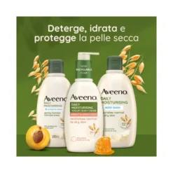 Aveeno Crema Idratante Corpo Pelle Secca Daily Mosturising allo Yogurt 300 ml