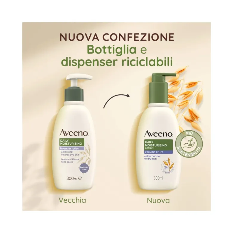 Aveeno Daily Moisturising Crema Idratante Corpo Lavanda 300ml