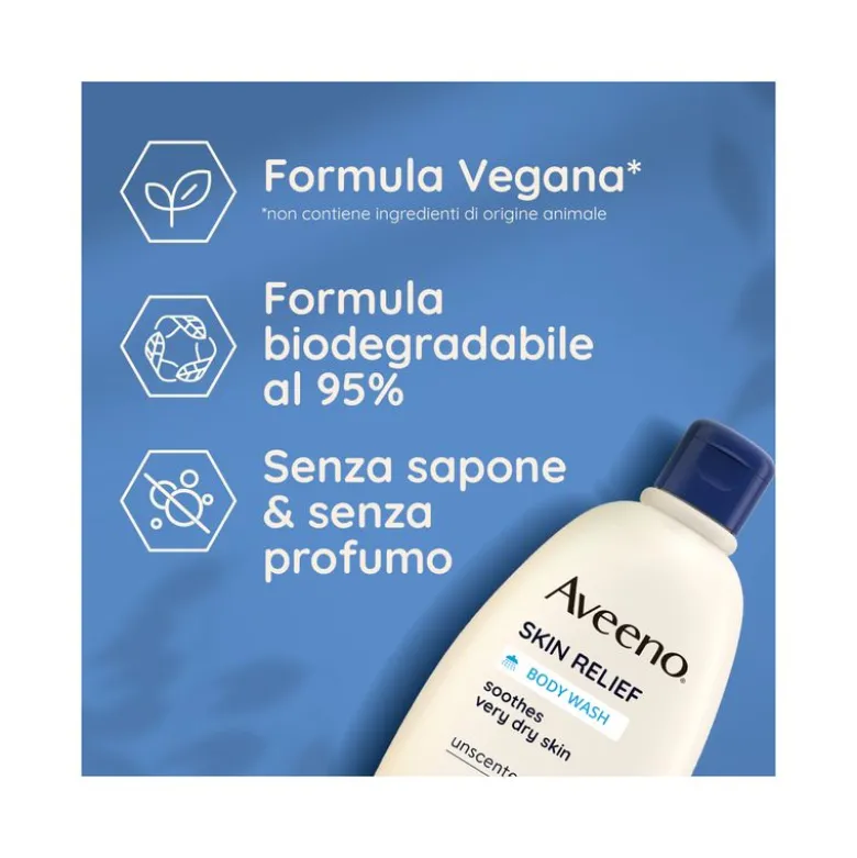 Aveeno Skin Relief Bagno doccia lenitivo per pelli secche 500ml