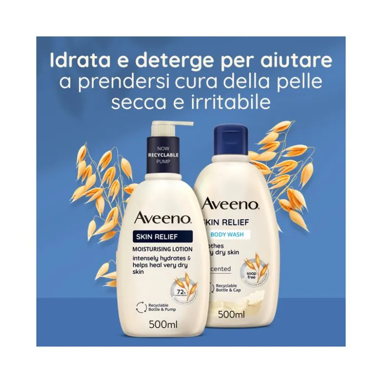 Aveeno Skin Relief Bagno doccia lenitivo per pelli secche 500ml