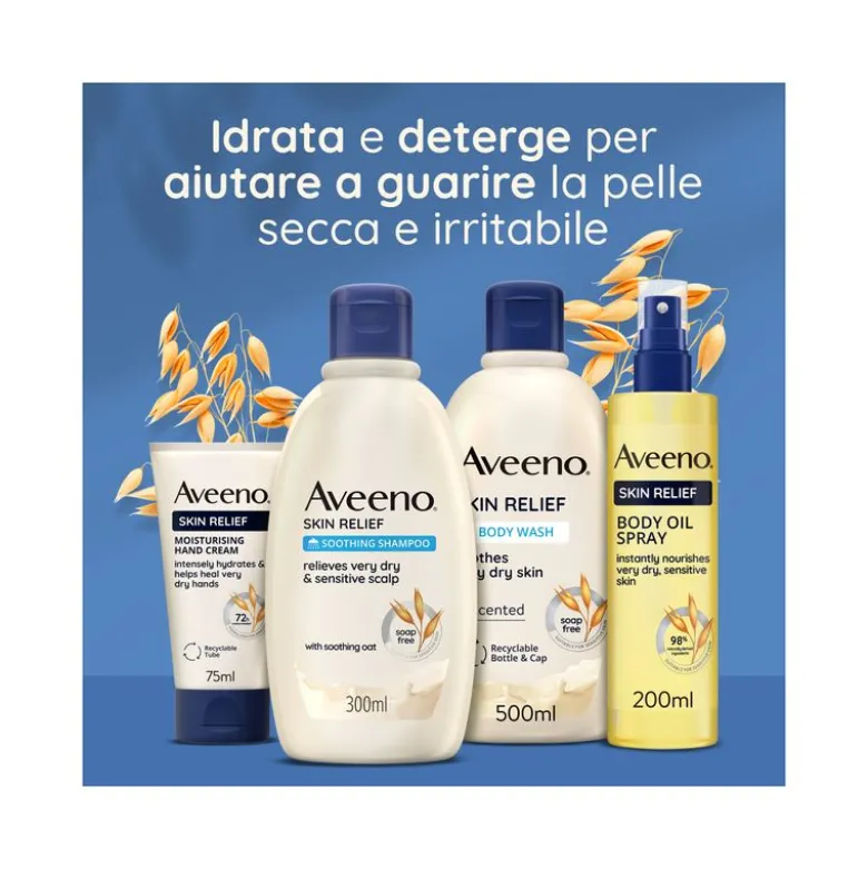 Aveeno Skin Relief shampoo lenitivo profumato 300ml