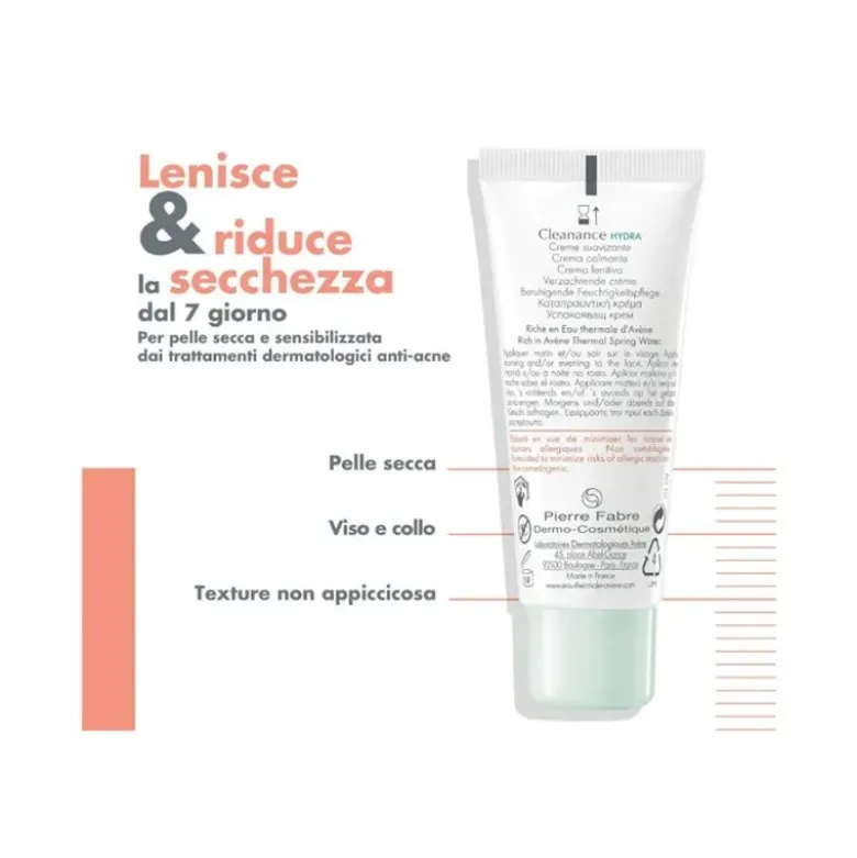 Avene Cleanance Hydra Crema lenitiva pelle grassa 40ml