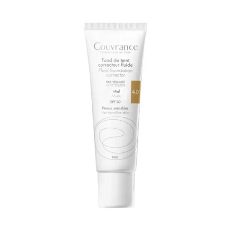 Avene Couvrance Fondotinta Correttore Fluido 4.0 Miele pelli sensibili SPF20 30ml
