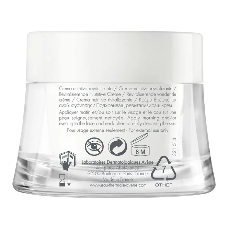 Avene Crema Nutritiva Rivitalizzante 50ml - Pelle Luminosa