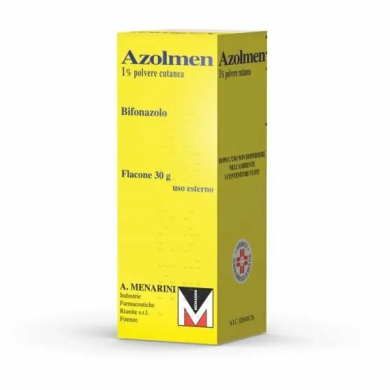 Azolmen 1% Polvere Cutanea antimicotico uso topico 30gr