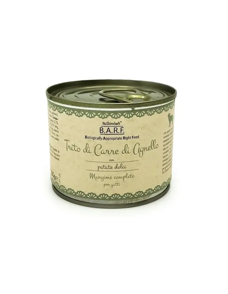 Barf Trito Agnello Menù Completo Per Gatti Senior 200g