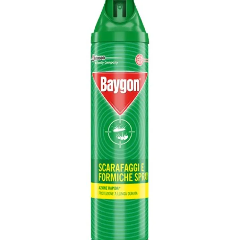 Baygon Insetticida Scarafaggi E Formiche Plus Spray 400ml