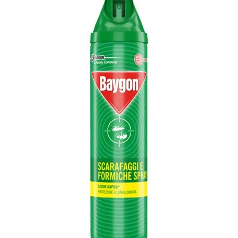 Baygon Insetticida Scarafaggi E Formiche Plus Spray 400ml