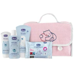 Beauty Case In Cotone Con Tessuto Impermeabile