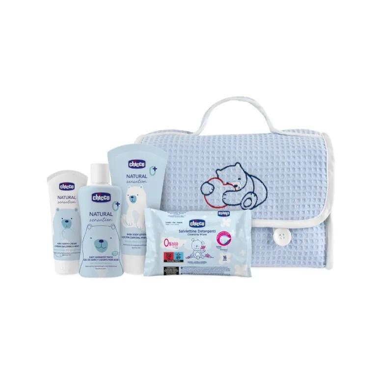 Beauty Case In Cotone Con Tessuto Impermeabile