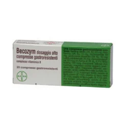 Becozym Vitamina B dosaggio alto 20 compresse gastroresistenti