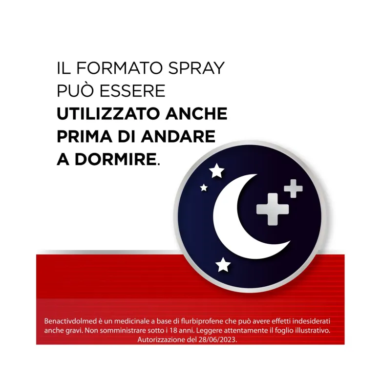 Benactivdolmed Gola Spray Indicato per Mal di Gola 15ml
