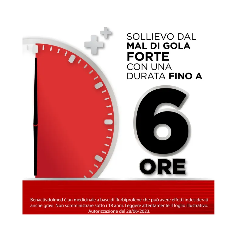 Benactivdolmed Gola Spray Indicato per Mal di Gola 15ml