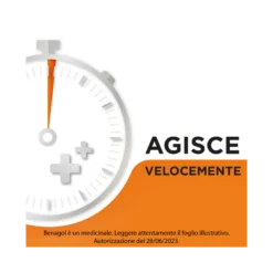 Benagol Antisettico per Bocca e Gola 36 Pastiglie Vit C Gusto Arancia
