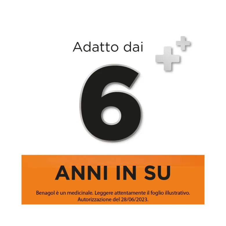 Benagol Antisettico per Bocca e Gola 36 Pastiglie Vit C Gusto Arancia