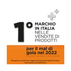 Benagol Antisettico per Bocca e Gola 36 Pastiglie Vit C Gusto Arancia